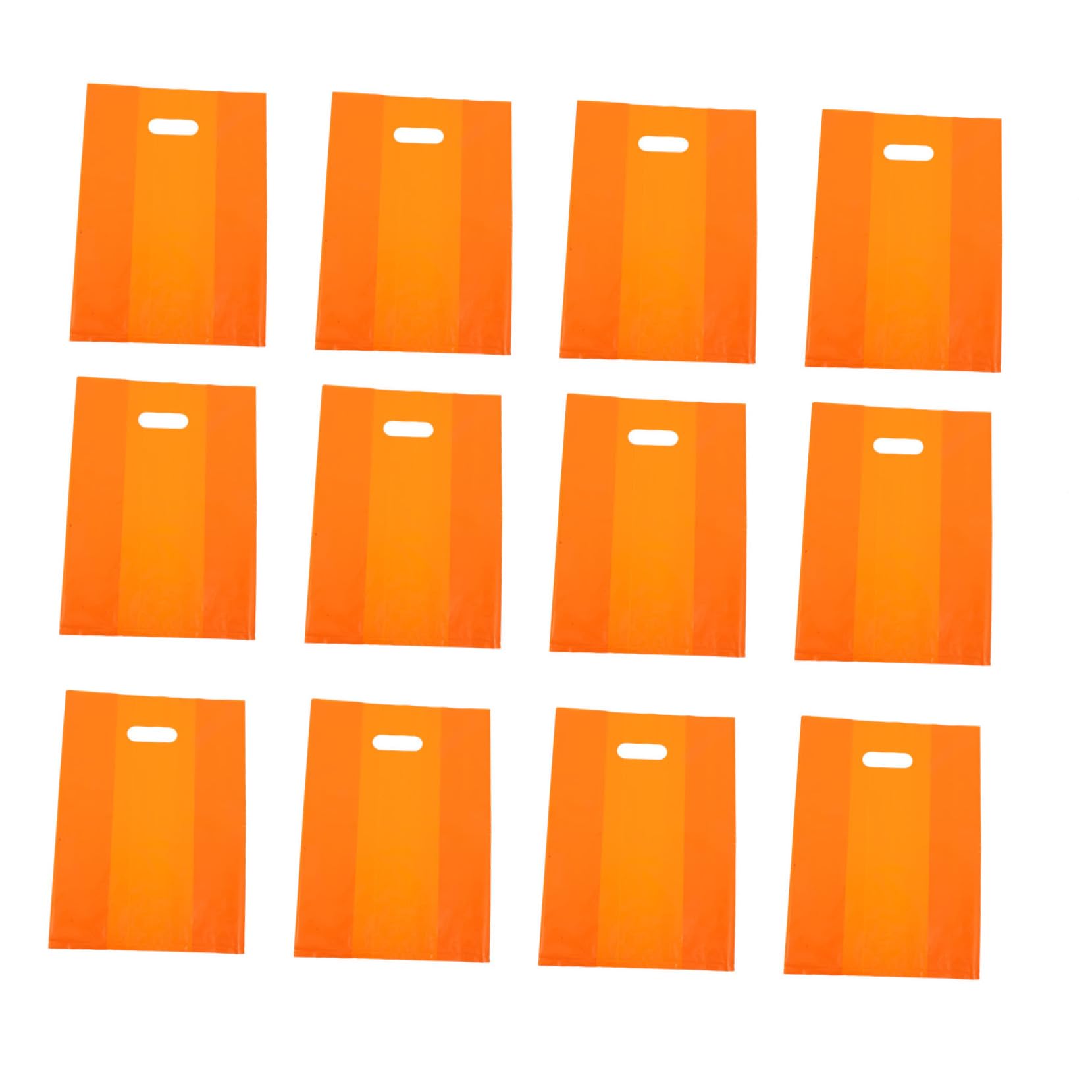 Garneck 50pcs Bottom Tote Bags Lightweight Takeaway Packing Bags for Fast Food Pastries Fresh Design Practical for Retail Use