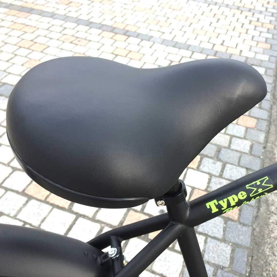 自転車 RAINBOW 26TYPE-X CRUISER マットブラック×グリーンリム