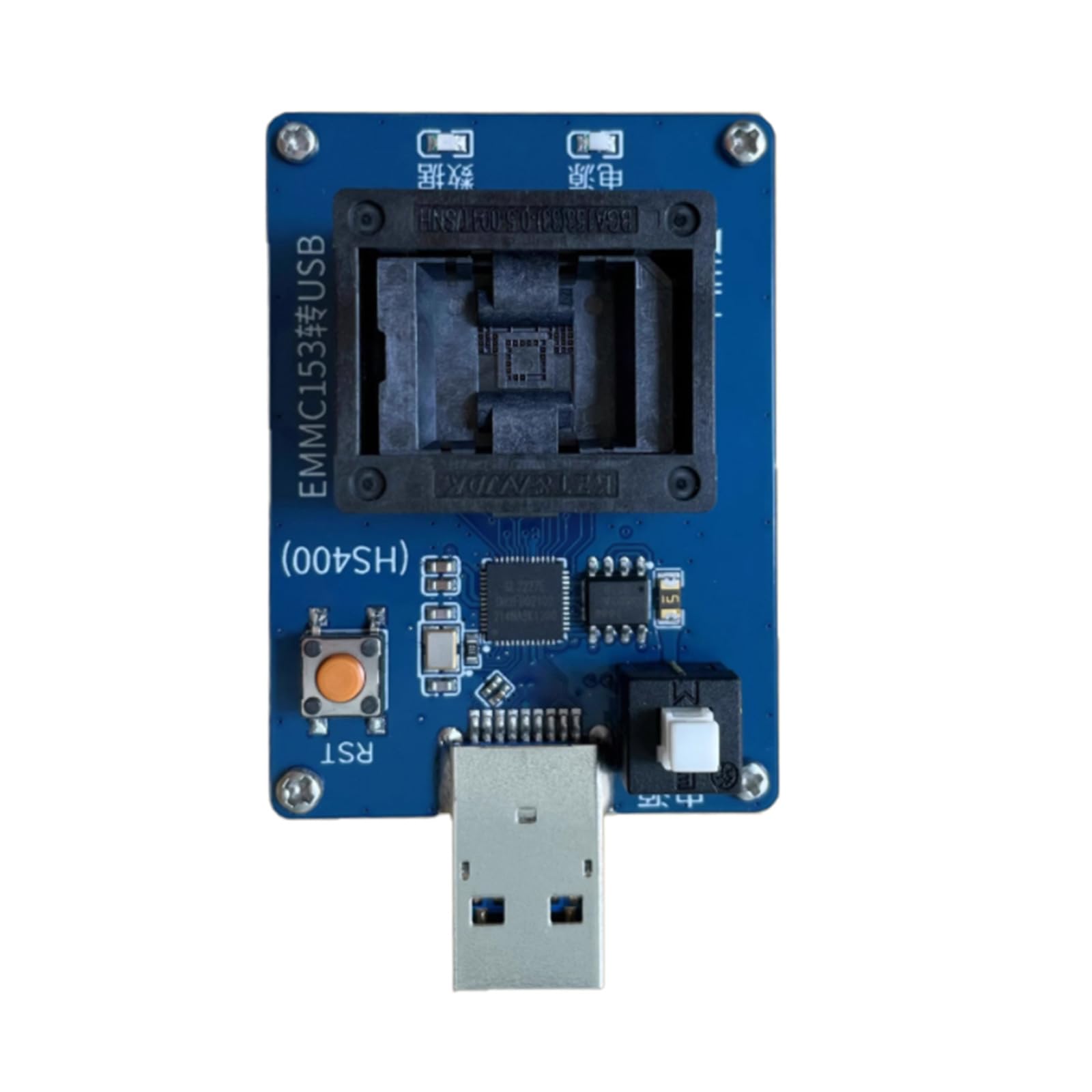 Prise de programmation USB en lecture-écriture pour test de puce PCB QBCX0219036 Prise programmateur USB pour électronique électronique intelligente