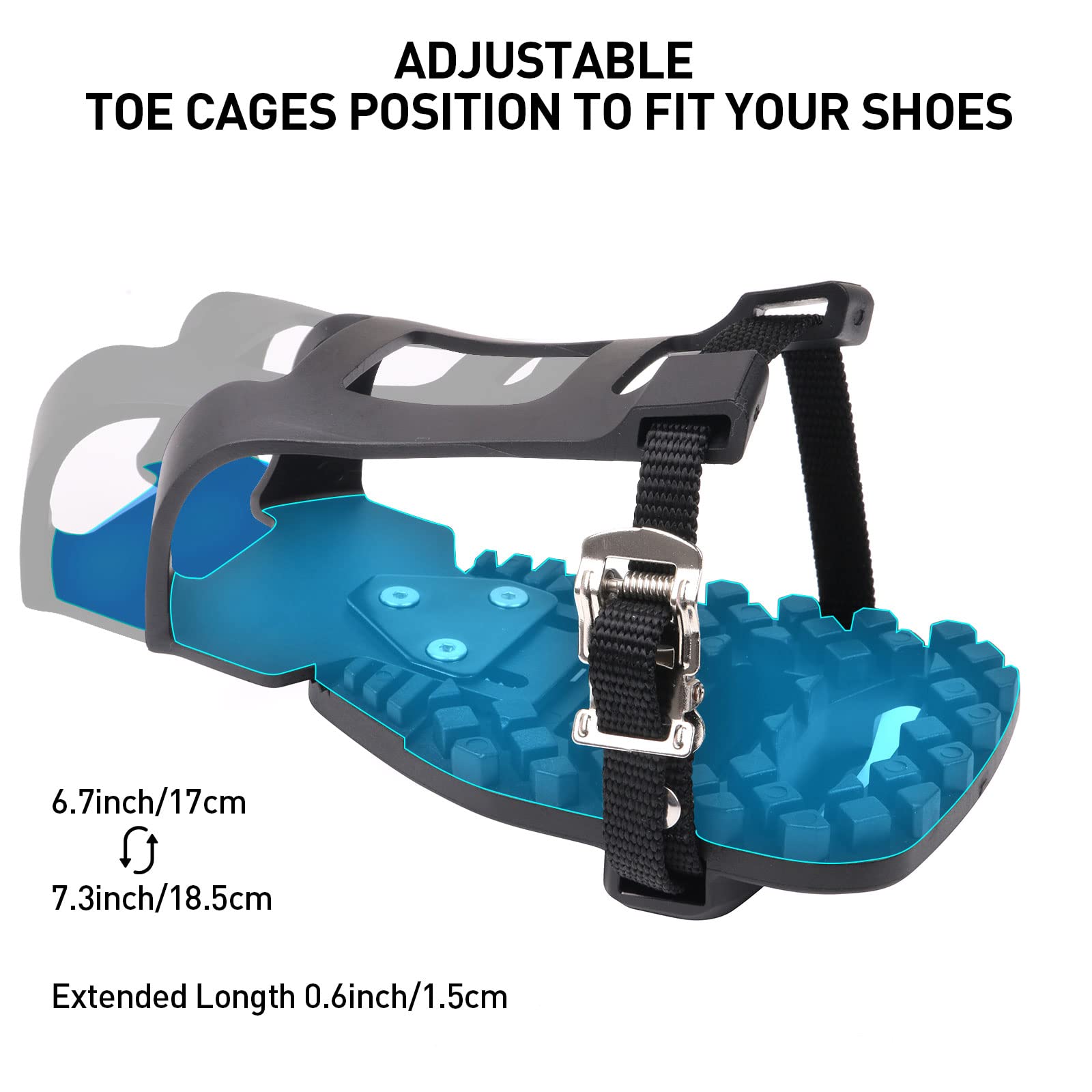 ペロトンバイク　ペロトンバイク用ペダル￼ Amazon.co.jp: 調節可能なペダルアダプター ペダル トゥクリップ