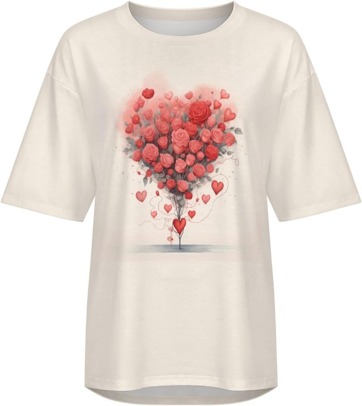 Womens Oversized T Shirt Fashion Graphic Short Sleeve Summer Tees Lightweight Quick Dry Casual Y2k Tops - Image 3