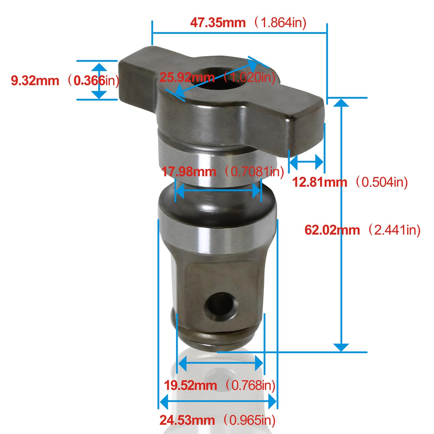 42-06-9001 Anvil 2864-20 Parti compatibili con Milwaukee 2864-20 M18 FUEL 3/4" Avvitatore a impulsi