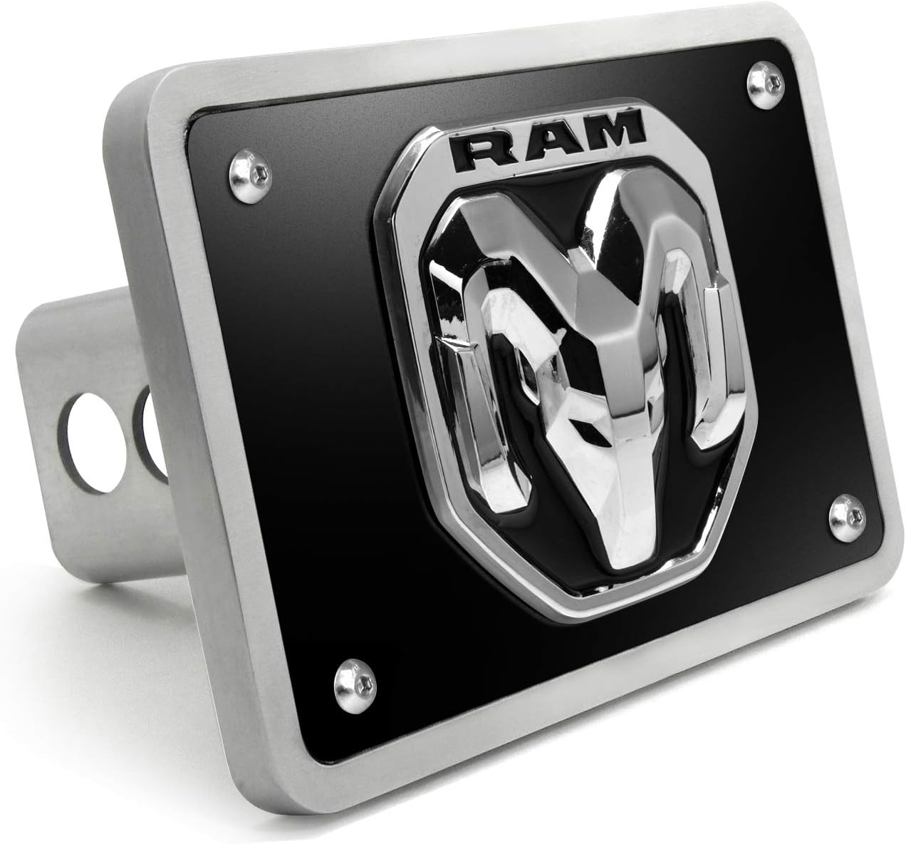 Dodge RAM Engraved Billet Aluminum Tow Hitch Cover Automotive