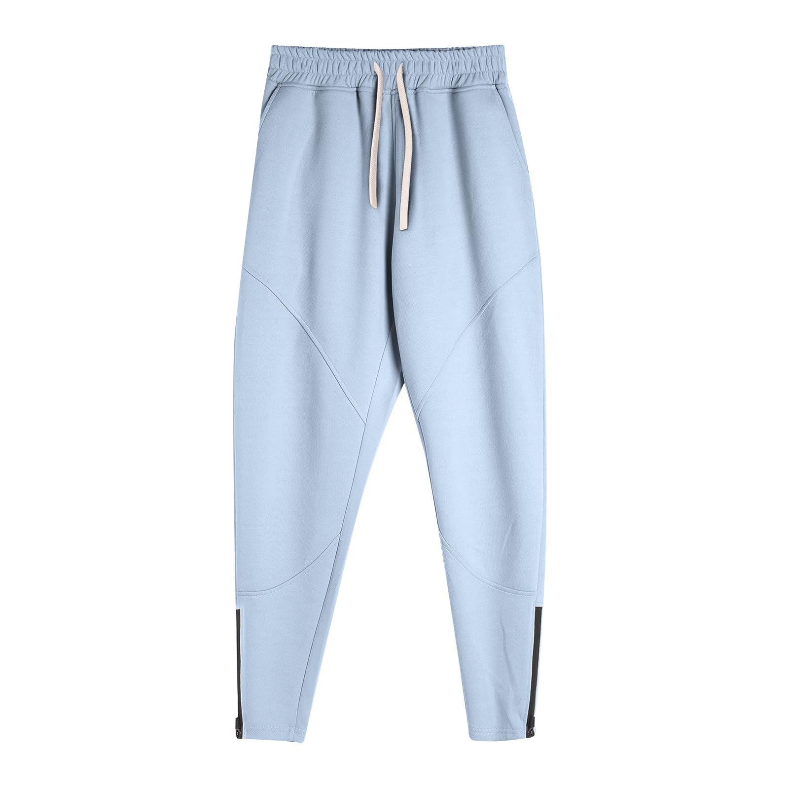 Pantalones de senderismo para hombre, robustos, multibolsillos, cómodos, esenciales, cargo, impermeables, informales, ajustados, con piernas estrechas