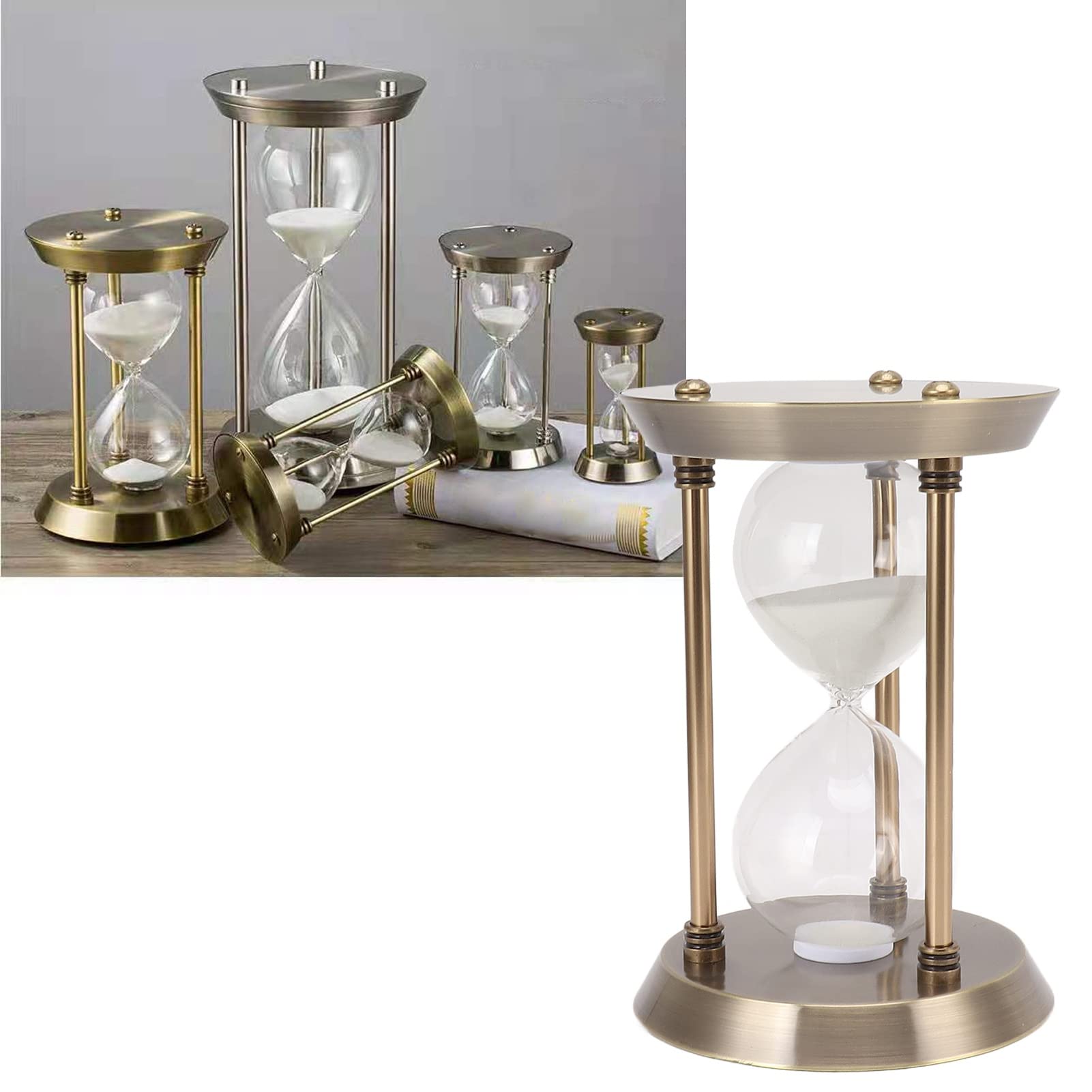 Temporizzatore per Orologio in Metallo Sigillato Ermeticamente, Superficie Liscia, Elegante Decorazione per L'home Office (M 30 min)