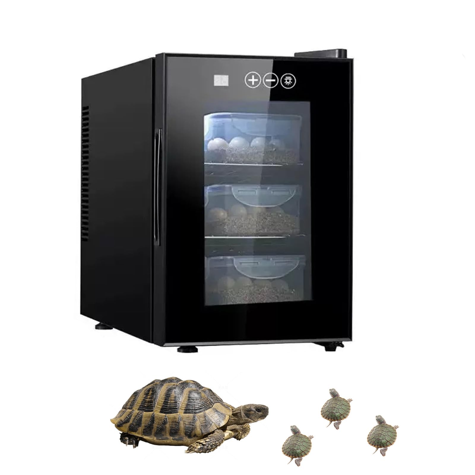 Incubadora 5°-60°C, 32L Incubadoras automáticas, Tipo gabinete, para Reptiles pequeños, Control preciso de Temperatura, para Reptiles o Aves de Corral como Tortugas, lagartos, Geckos