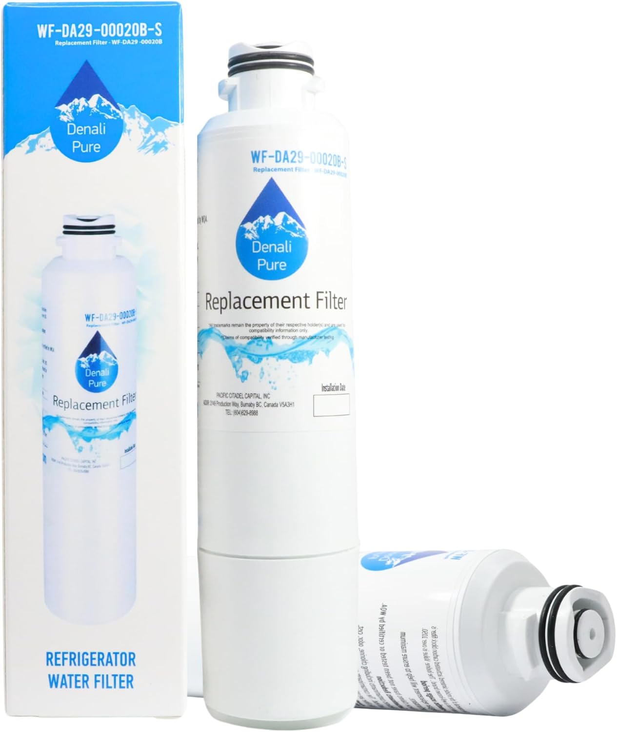 Replacement for Samsung RF28HFEDBSR/AA0002 Refrigerator Water Filter Compatible