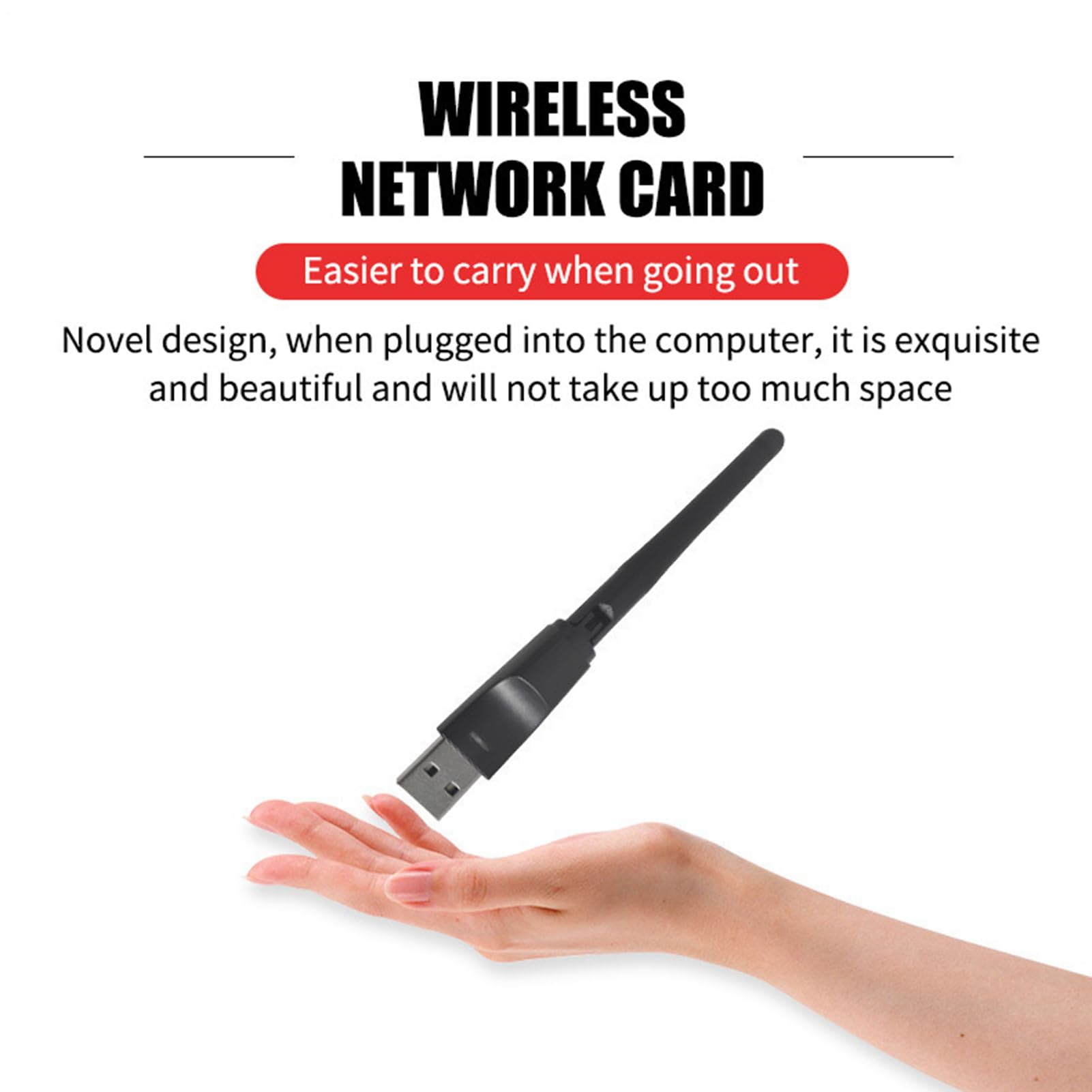 Adaptateur WiFi MT7601 carte réseau sans fil 2dB antenne externe récepteur signal