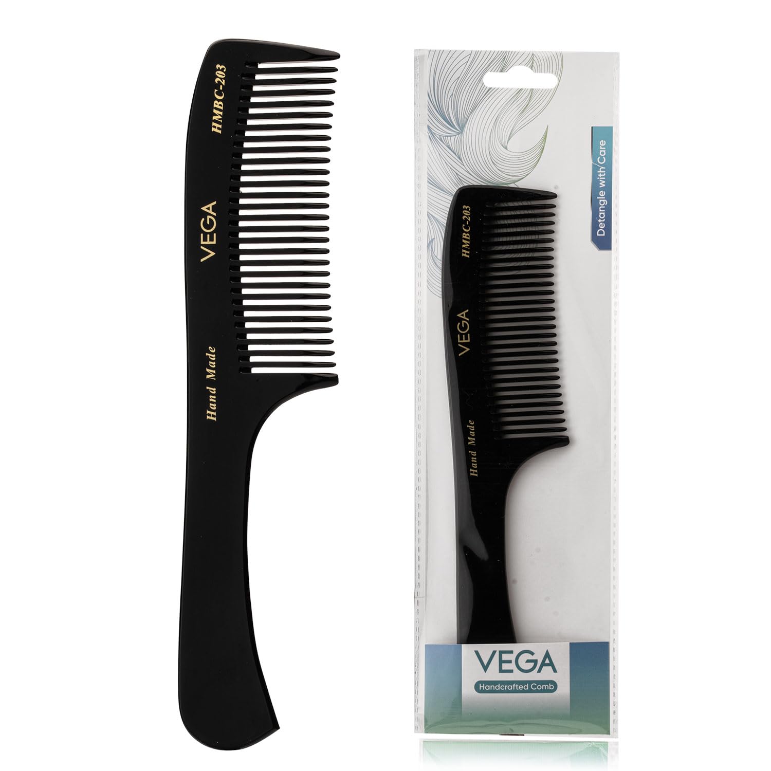 VEGA Handcrafted Grooming Comb for Professional Styling
