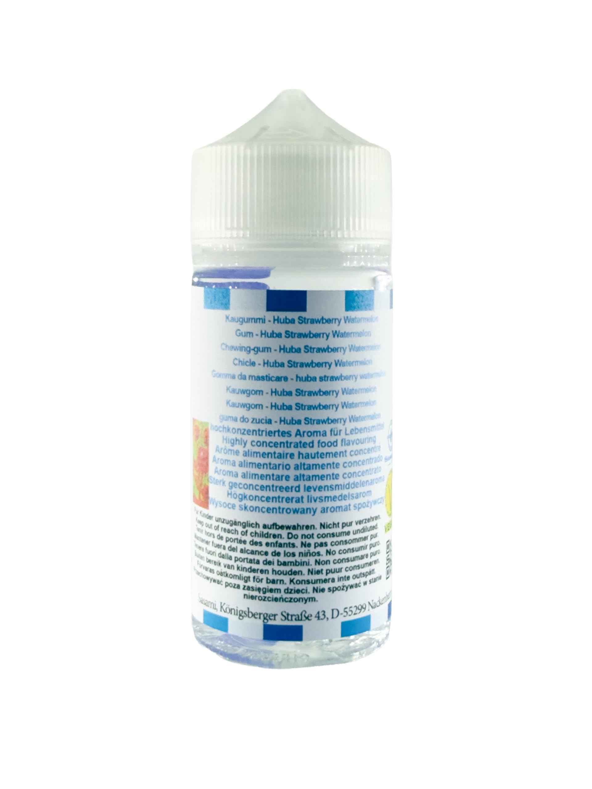 Kaugummi - Huba Strawberry Watermelon Aroma Konzentrat - Vegan - Sasami - 100ml