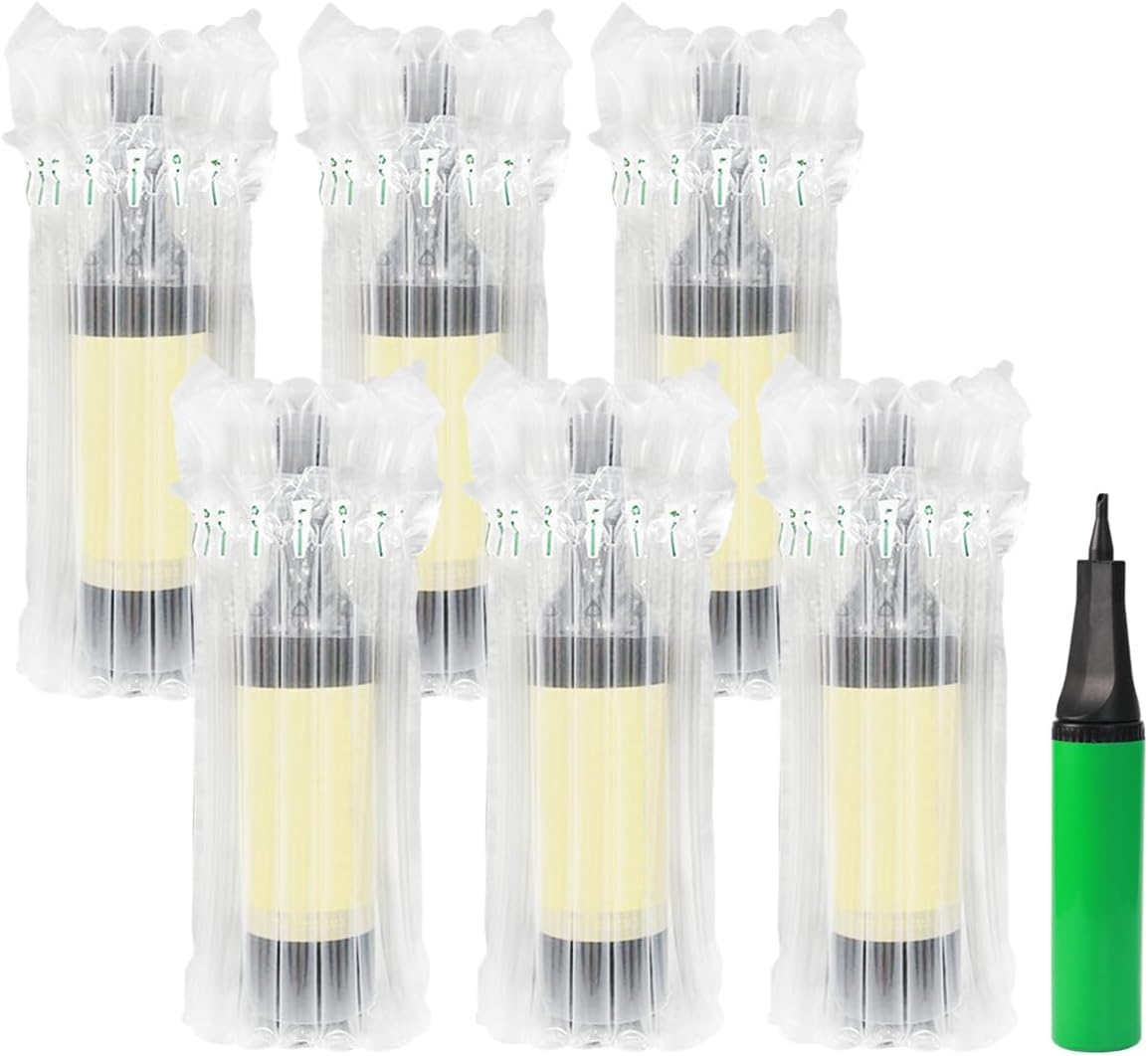 Wine Bottle Protector, 30 Pack Reusable Bottle Bag, Bottle Bags for Wine with Free Pump, Inflatable Air Column Cushion Bubble Wrap Bag, Bubble Bags for Safe Packaging and Transportation