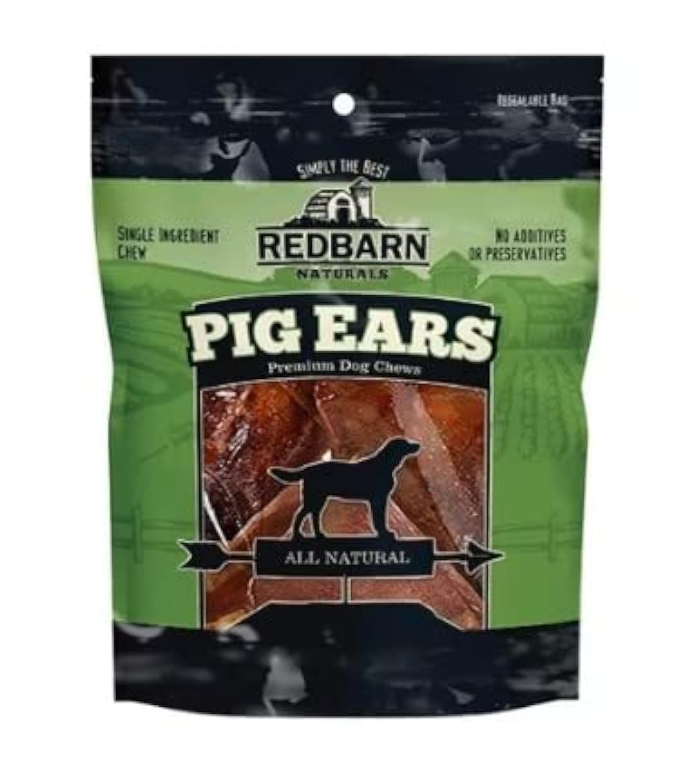 Red Barn Pig Ears Natural Wrapped - PORK/.65OZ