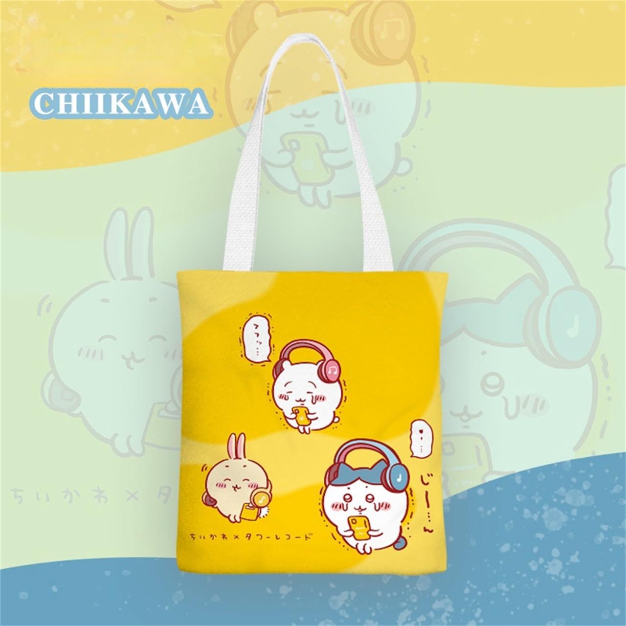 ちいかわ タワーレコード トートバッグ ハチワレ