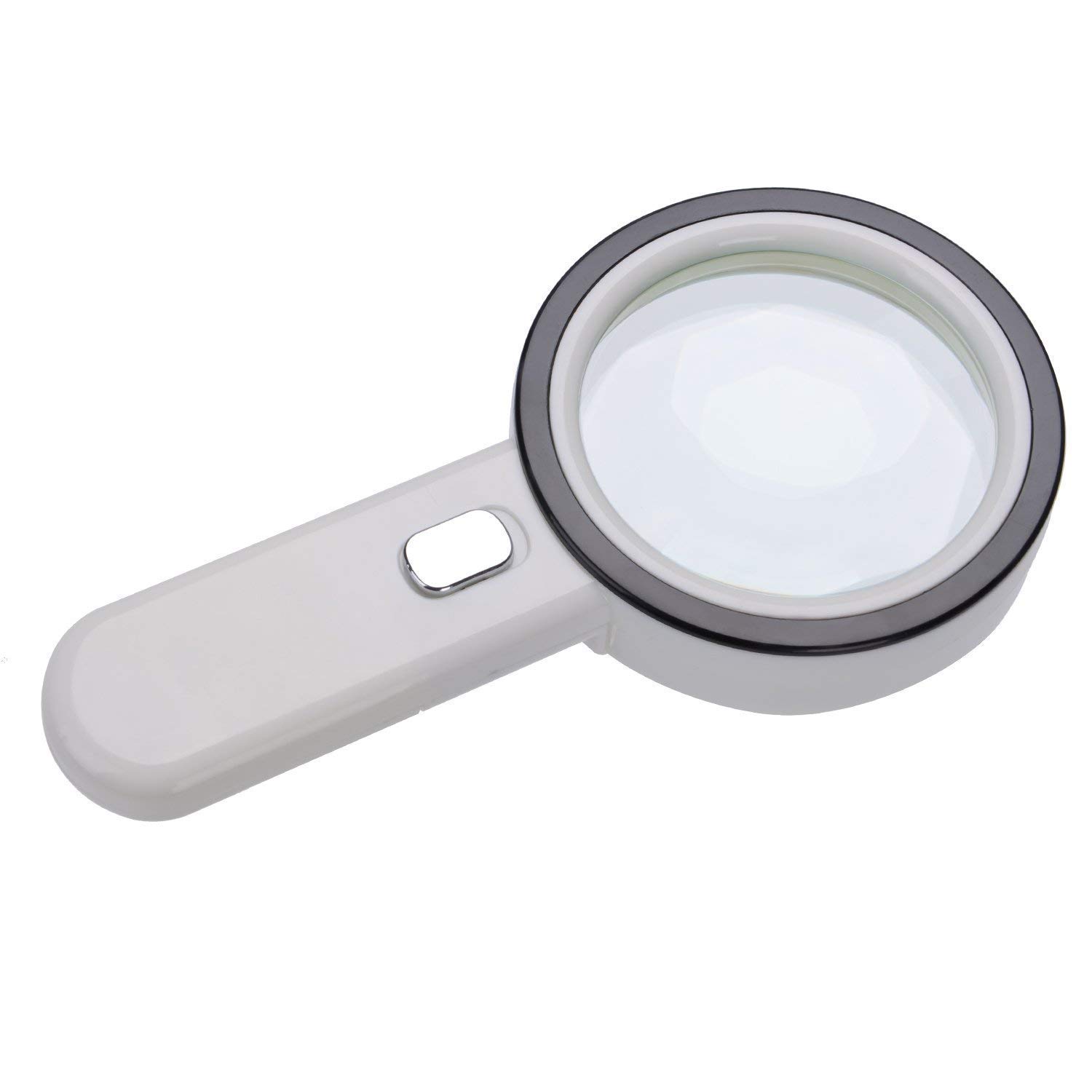Lupa de mano 20X con 12 luces LED, lupa iluminada para lectura e inspección