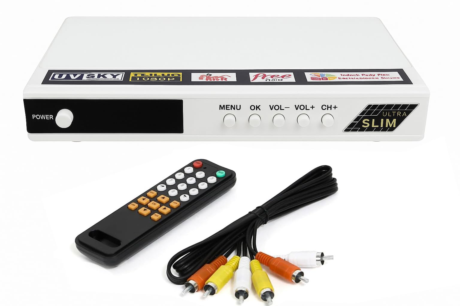 Tech-Unqiue FreeDish Set Top Box with MPEG 2 Standard Definition, 130+ Free Channels, Black (156)-image-25