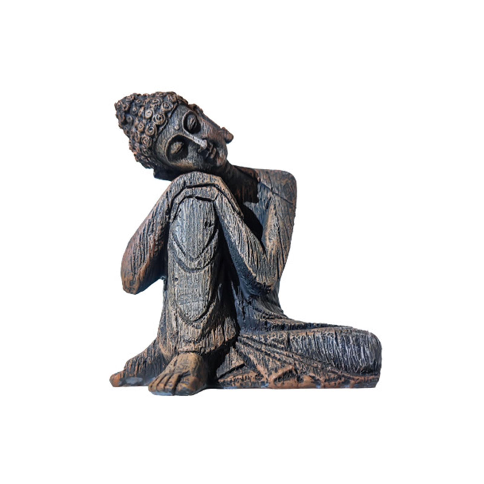 Nucelit Fishtank Resin Decoration Aquarium Realistic Buddhas Statue Landscapes House Tabletop Ornament Pond Landscaping Figurine Artistic Decoration