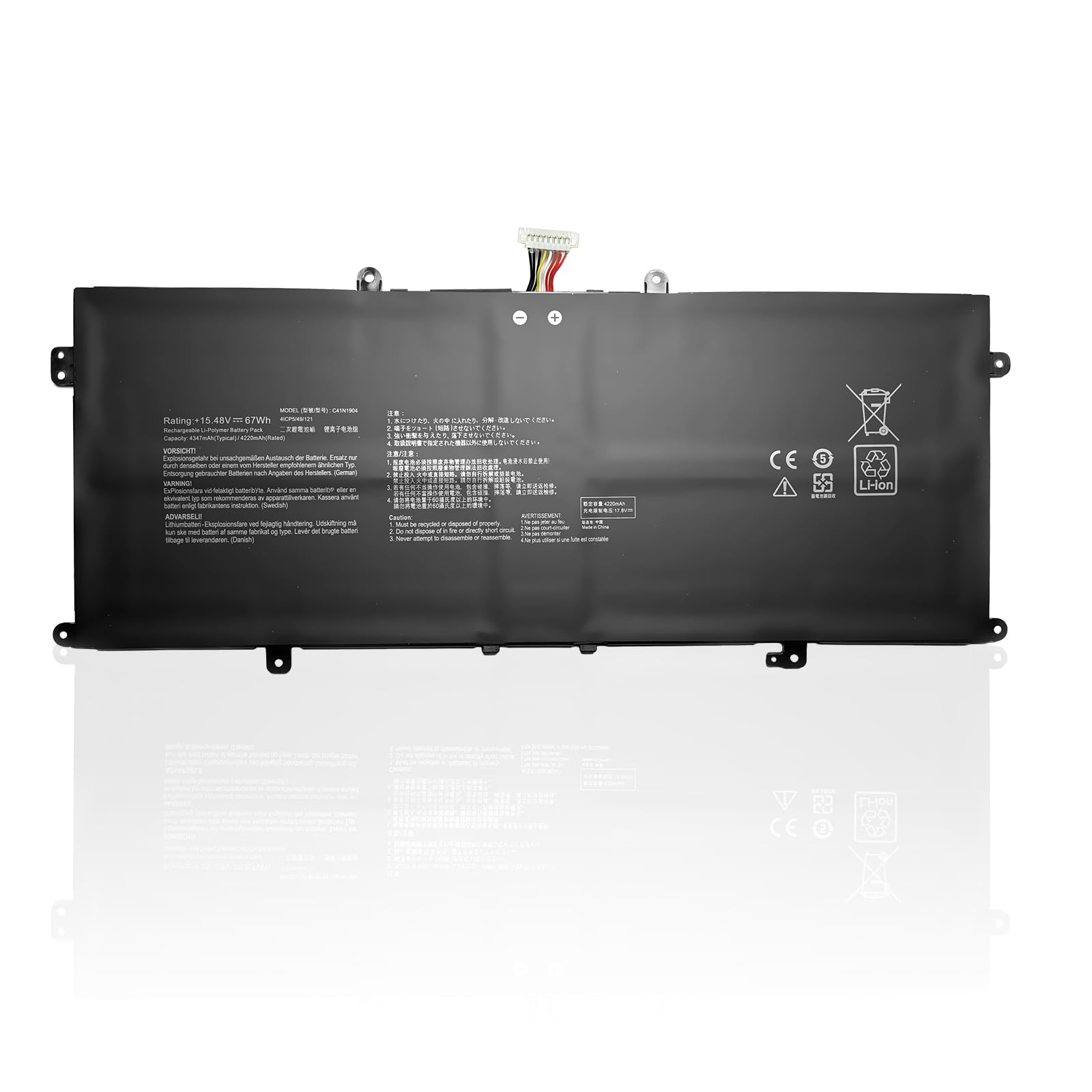 C41N1904-1 - Batería de repuesto para portátil ASUS ZenBook 13 BX325JA