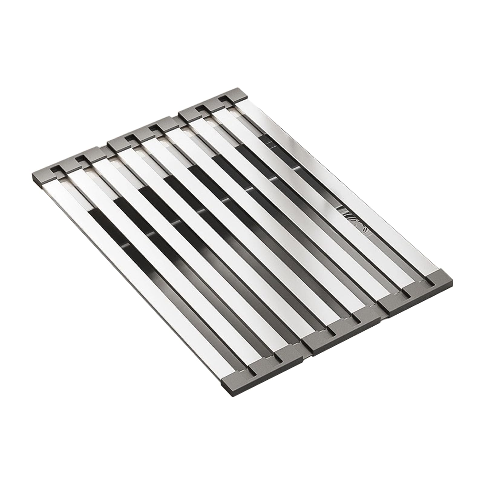 ZBIianxer Stable Stainless Steel Dishes Rack Heavy Type Drainer for Efficient Water Drainage and Countertop Organization Rustproof Drying Stand