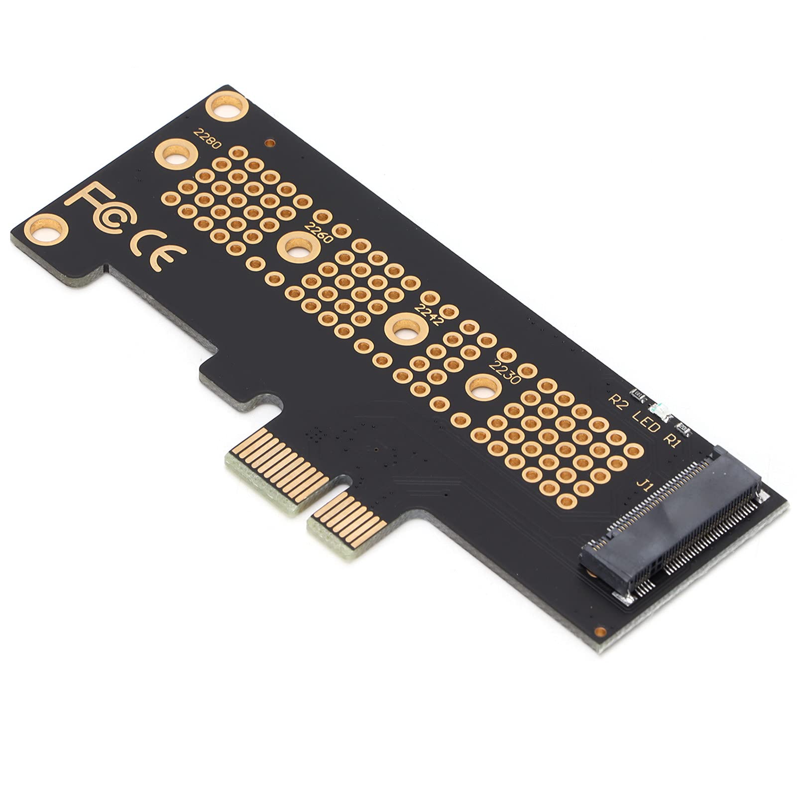 Adattatore PCIe M.2, Convertitore M.2 NVME e AHCI NGFF (non per SATA) da SSD a PCIe 3.0, Compatibile con la Dimensione 2280 2260 2242 2230, per 7/8/10 Linux(PCIE x1)