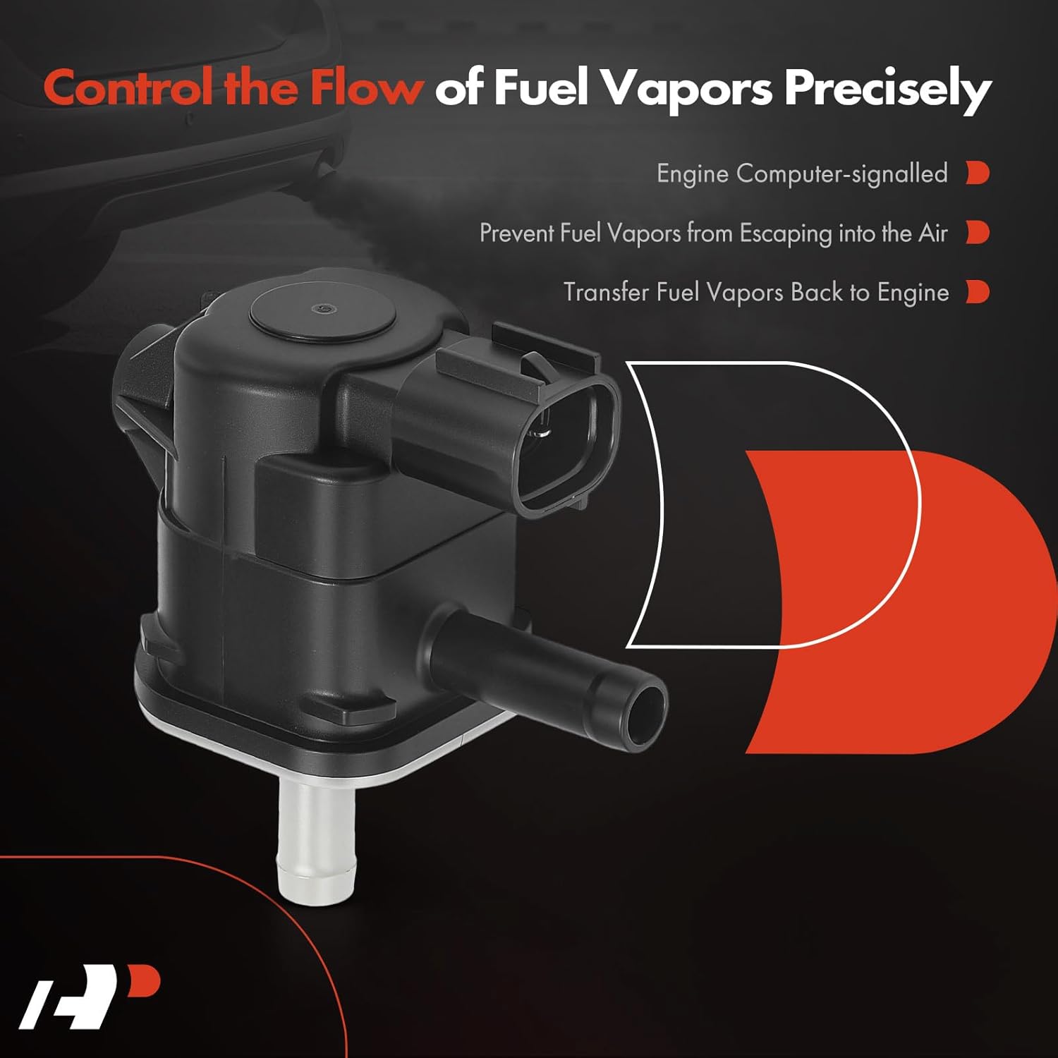 A-Premium Vapor Canister Purge Solenoid Valve Compatible with Toyota Corolla 2010-2013, Matrix 2012-2014, Prius Prime 2017-2021, 1.8L