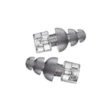 ER20XS ETY Earplugs - Standard Size, Frost - High-Fidelity Hearing Protection - Up to 20 dB Sound Reduction - Reusable - Includes Neck Cord & Carrying Case