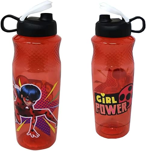 ZAK Miraculous Ladybug - Botella Sullivan de 30 onzas