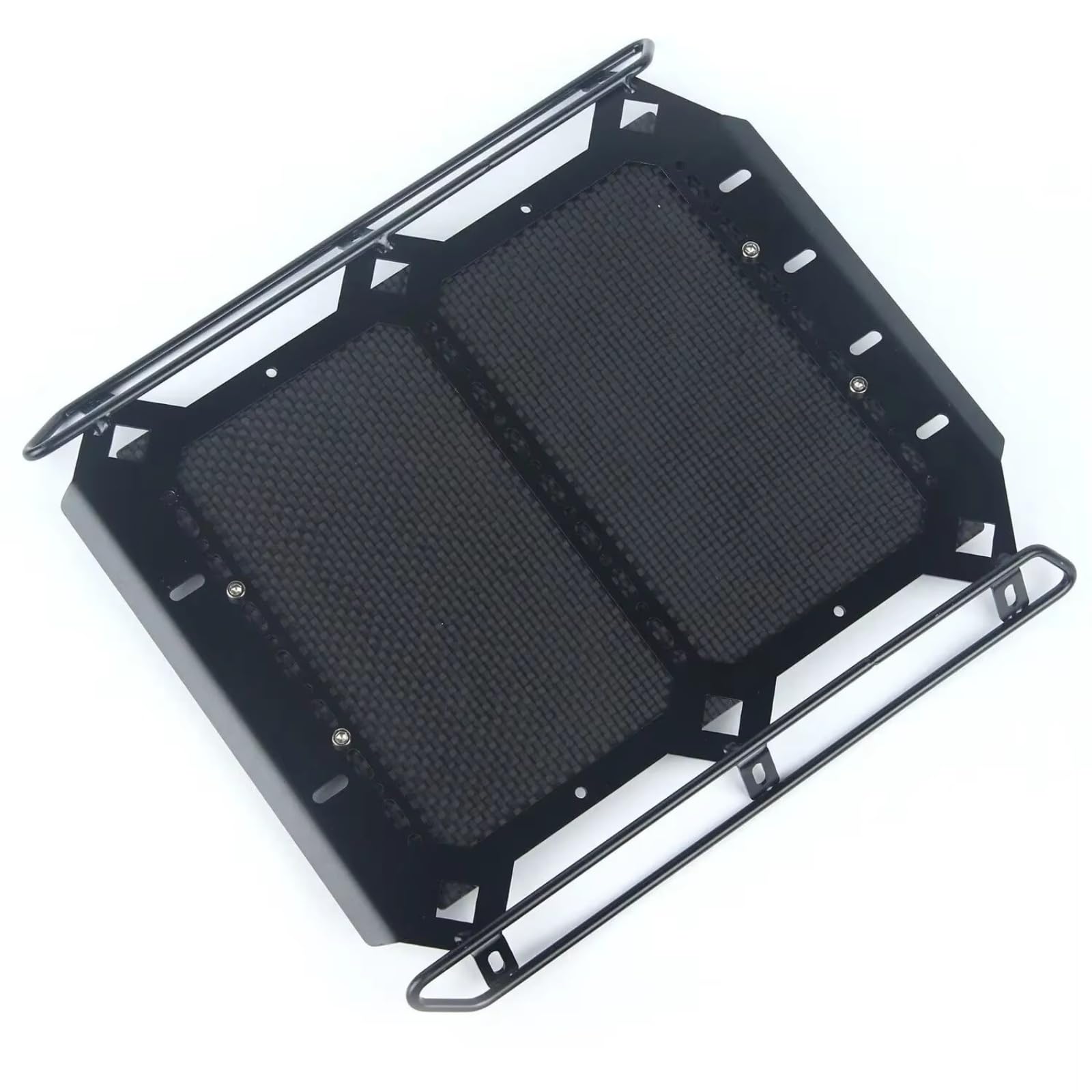 Compatible con Traxxas para TRX6 para TRX4 1/10 RC Actualización De Coche Piezas Acero Patrón Fibra Carbono Bandeja Equipaje Portaequipajes Repuestos Juguetes RC
