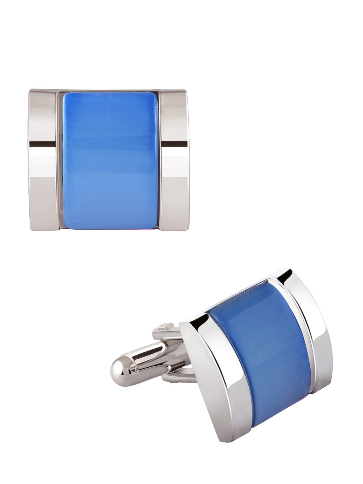 Crystal Sky Silver Office Formal Shirt Blazer Cufflink Pair Men Gift Box-image-36