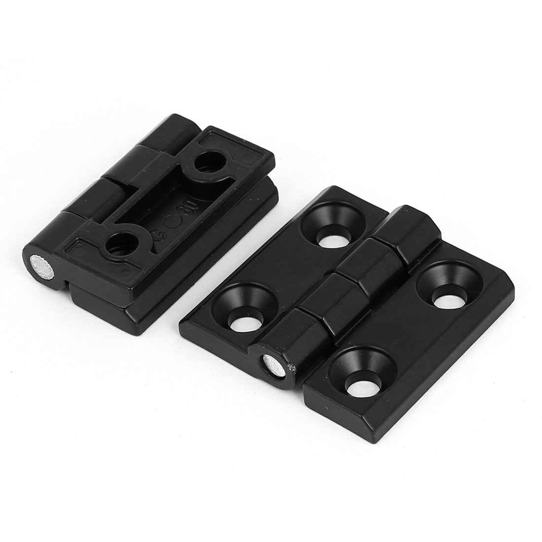 Aexit Cupboard Cabinet Clothes Hangers Closet Foldable Door Butt Hinge Black 60mm x Children's Clothes Hangers 60mm 2pcs