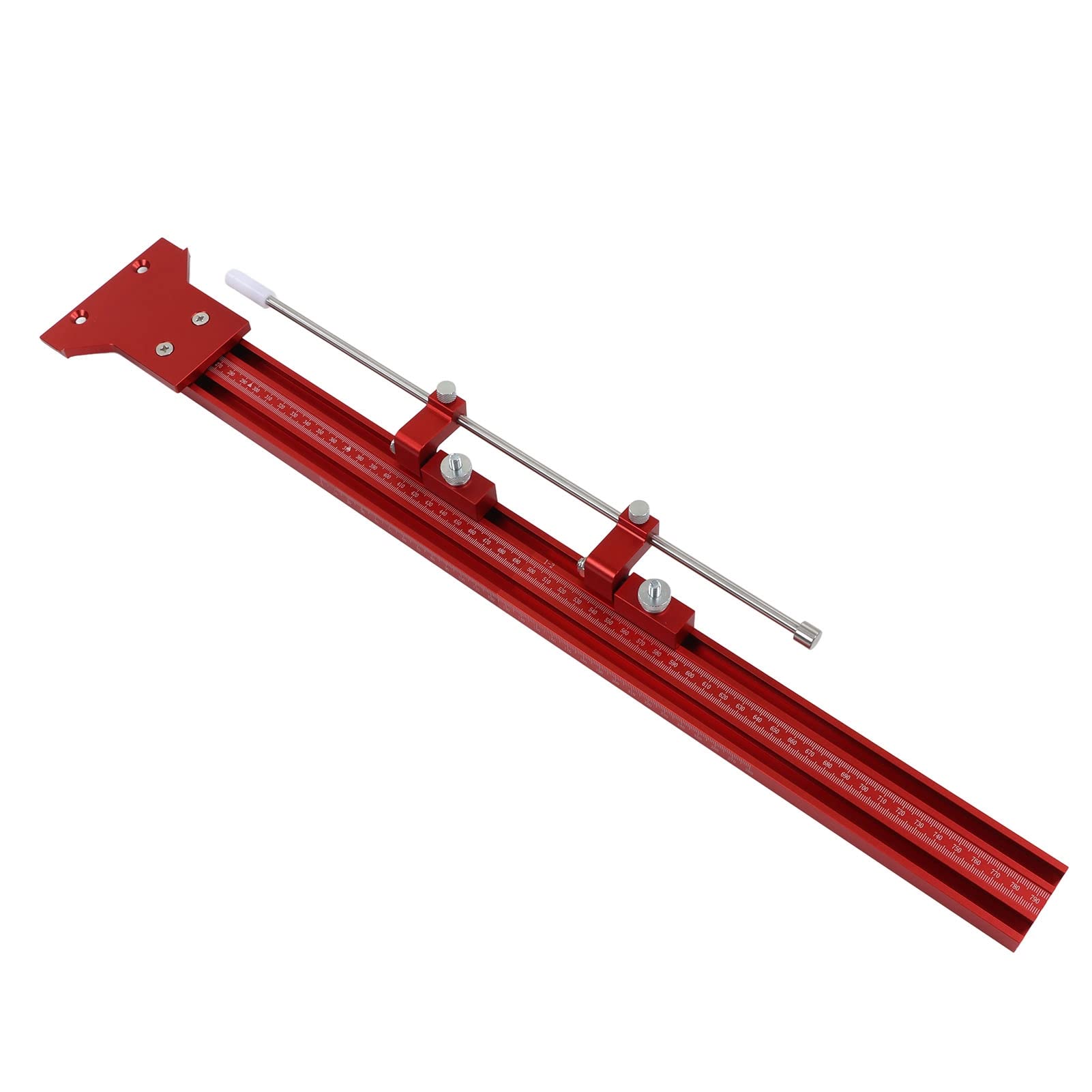 Szyna równoległa, system stop aluminium 300 mm A um akcesoria do piły tarczowej Woodw Tack Track Set do strugarki