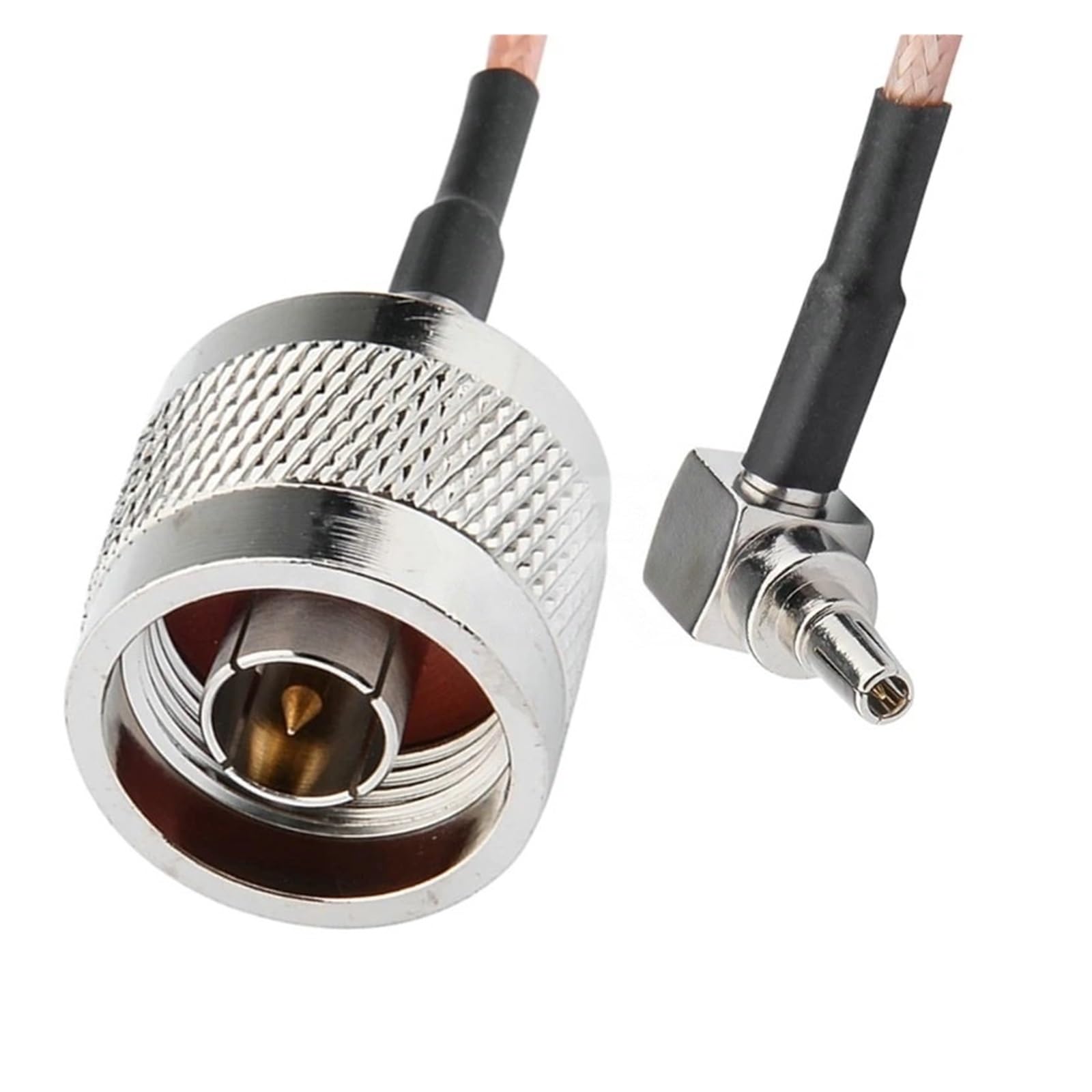 Cable coaxial N a CRC9/TS9 Conector N macho/hembra a TS9/CRC9 macho en ángulo recto RG316 cable de coleta 3G 4G an/te/na Extensio (no 4,60 cm)