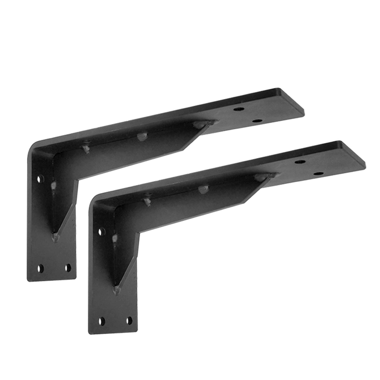 Soportes para estantes Triangulares de ángulo Recto de Hierro Resistente para Pared, Lavabo de Cocina, baño, Banco de Trabajo Industrial, Soportes para estantes de encimera de mármol, Carga máxima: