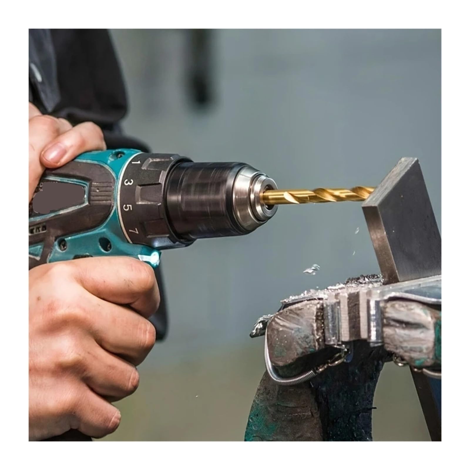 Juego De Brocas Cobalto M35 for Acero Inoxidable | Juego de puntas HSS-Co M35 de cobalto al 5 %: servicio pesado for acero, hierro fundido y madera(Drill Bit Metal 25pc)