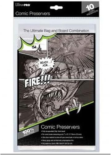 Ultra Pro Gaming Generic Comic Preserver 10 PackComic Preserver 10 unidades, multicolor, talla única
