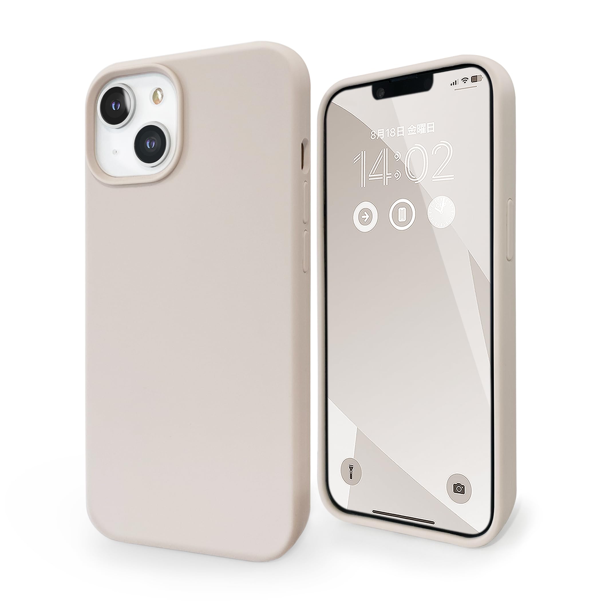 Amazon.co.jp: MINTY iPhone15 用 ケース シリコン 耐衝撃 指紋防止