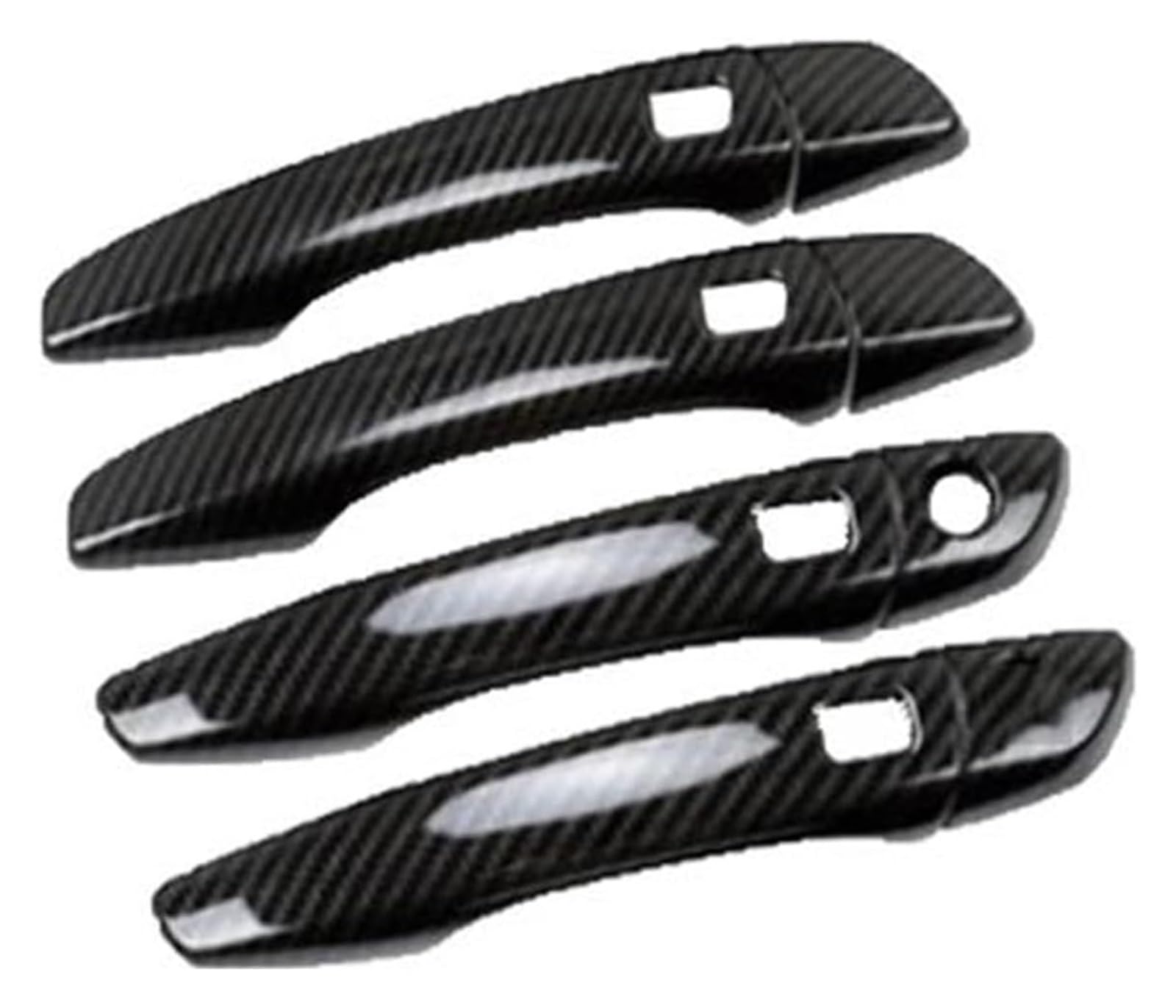 QWQTHGS Car Exterior Door Handle Cap for Berlingo K9 for Peugeot for Partner for Rifter 2019-2022 Car Door Handle Cover Accessories Stickers(4Handle 4 Buttons)
