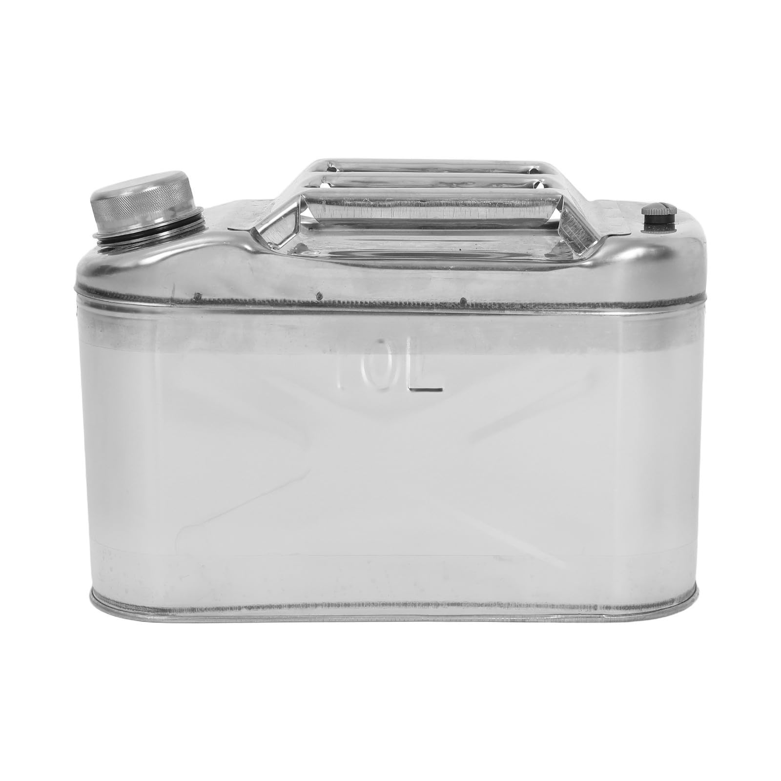 ifundom Bidón de Agua de Acero Inoxidable 10l con Válvula Antigoteo y Diseño a Prueba de Fugas para Uso en Jardinería y Viajes al Aire Libre