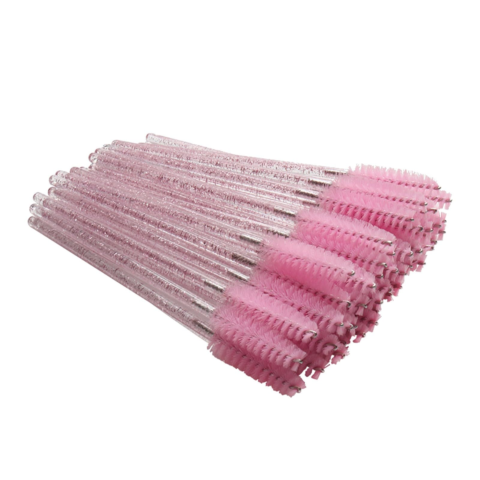 50 PCS Disposable Eyelash Brush Mascara Wands Spoolies Spoolies for Eyelash Extensions, Spoolie Eyebrow Eyeshadow Brow Makeup Supplies for Eye Lash