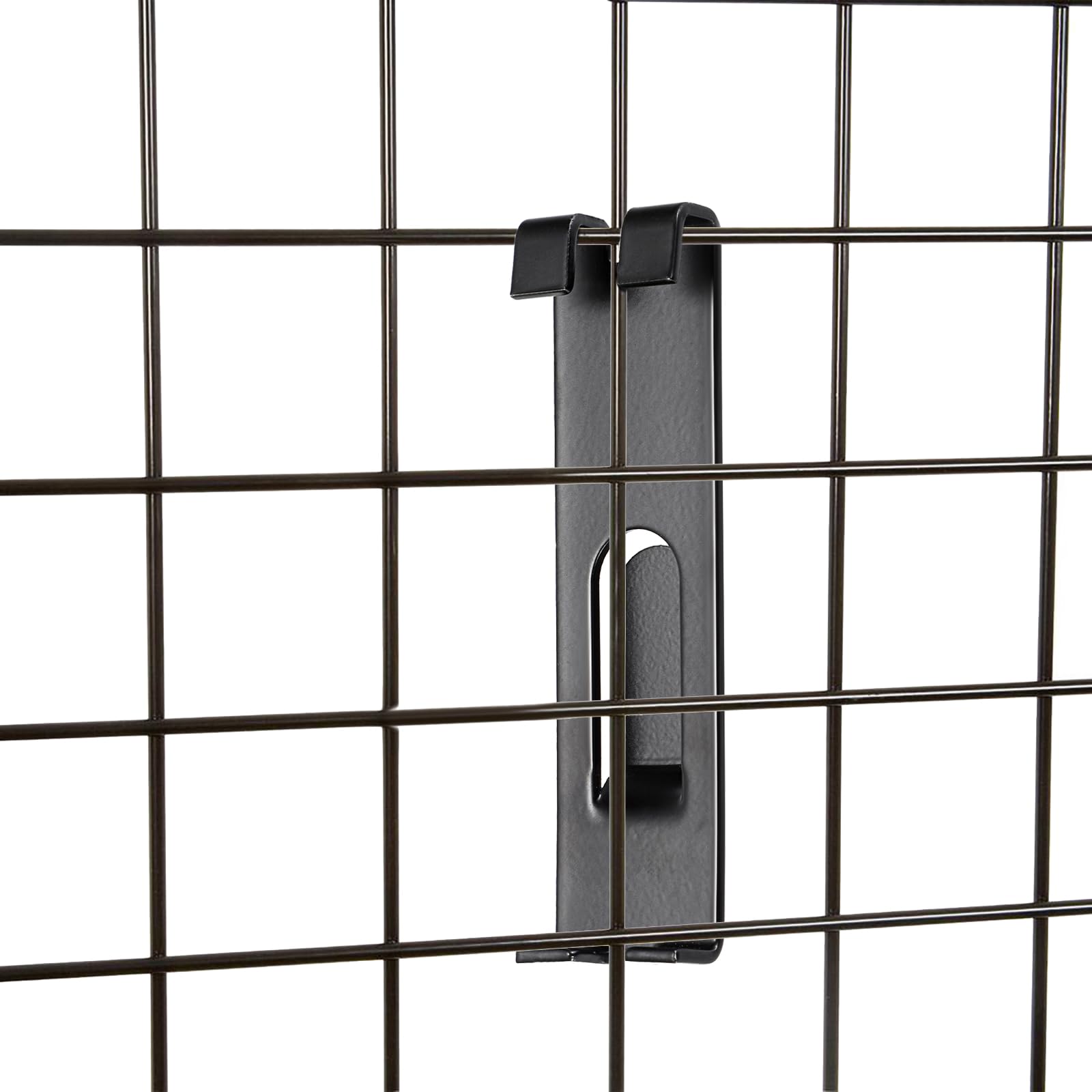IGNPION Lot de 35 crochets de suspension en métal pour tableau de bord, panneaux d'affichage, crochets encoches pour cadre photo, œuvres d'art commerciales, accessoires de grille pour magasin