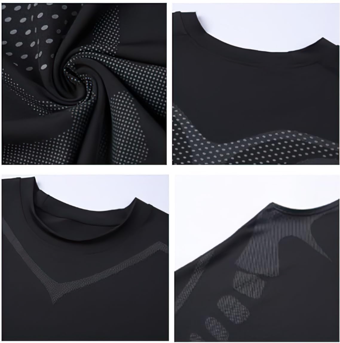 Chemise sans Manches façonnante ionique, Débardeur de Compression pour façonner Votre Corps, Gilet Gainant ionique pour Hommes