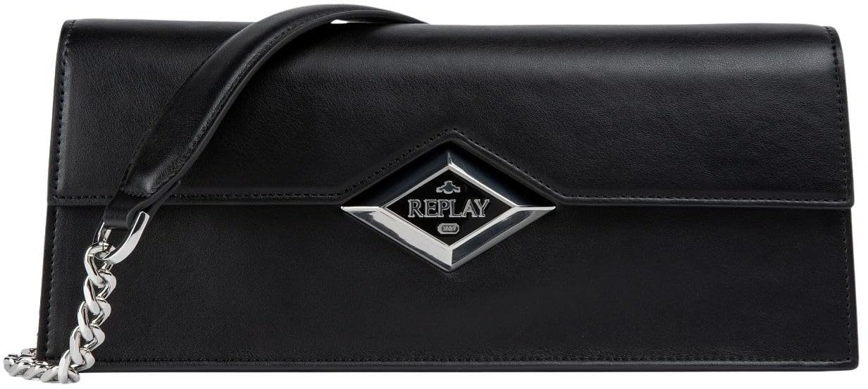 Replay Women Fw3822 Bag, 0098 Black, One Size