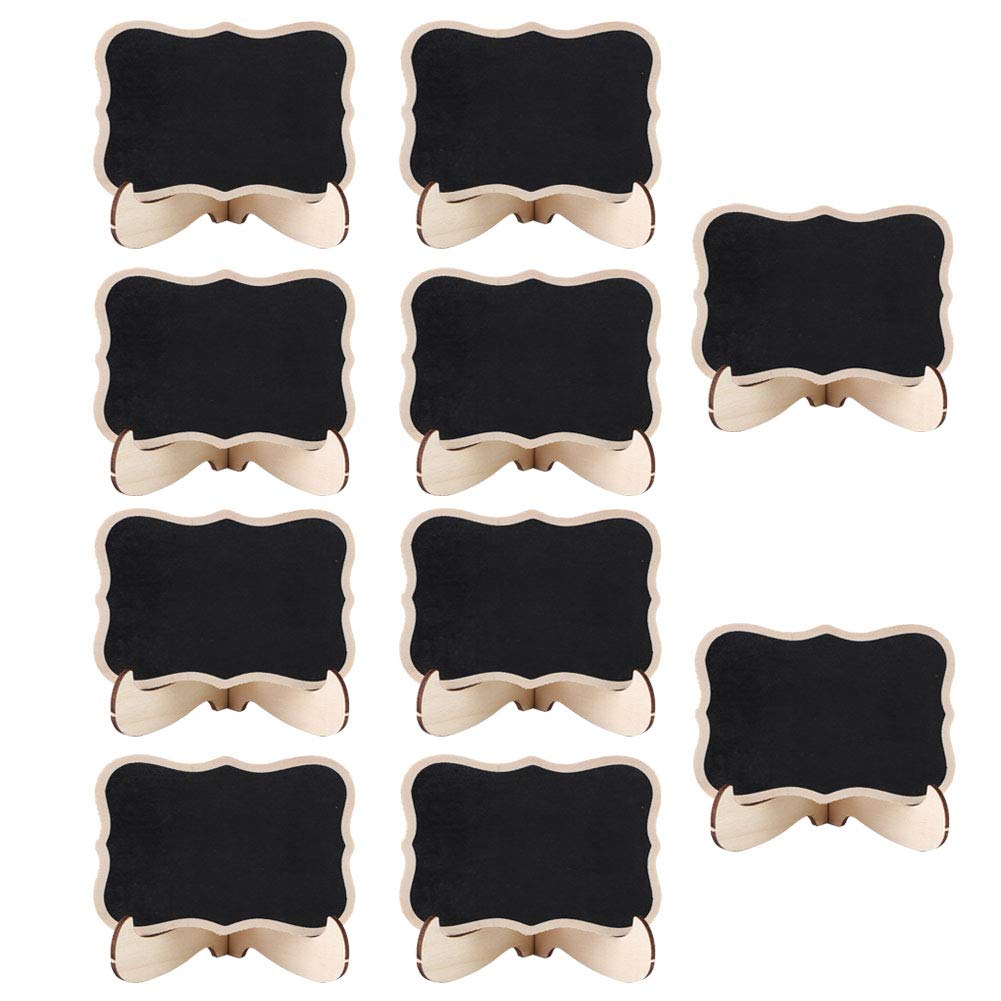 10 Lavagnette In Legno Per Messaggi - Decorazione Bar, Ufficio, Matrimoni, Stile Rustico