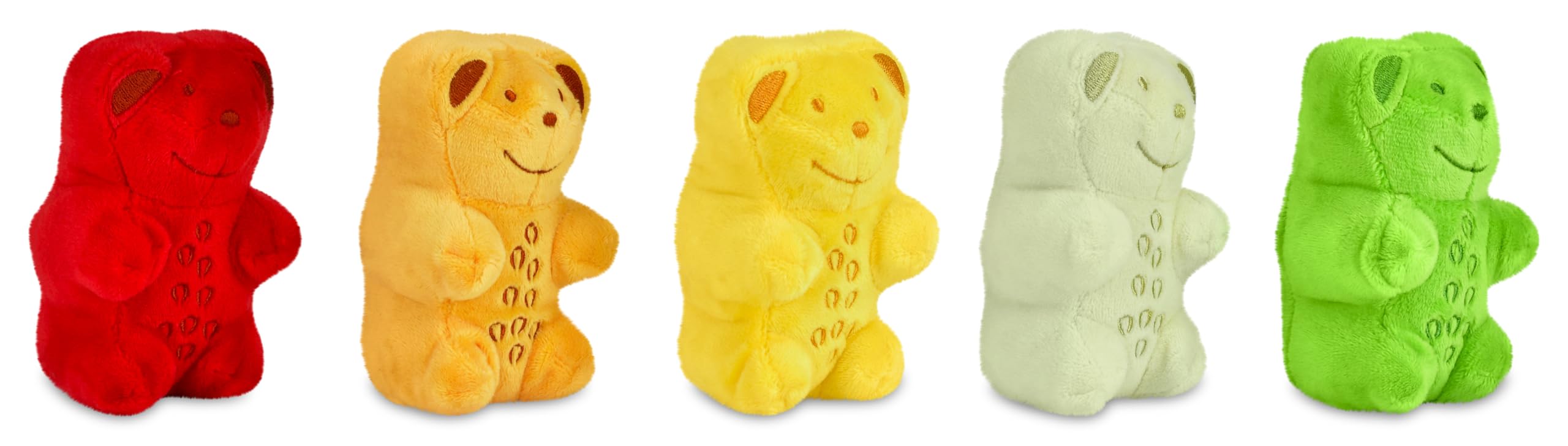 iscream Haribo Goldbears Gummibärchen Paket 43,2 x 29,2 cm Kissen-Set mit Mini-Süßigkeitenkissen