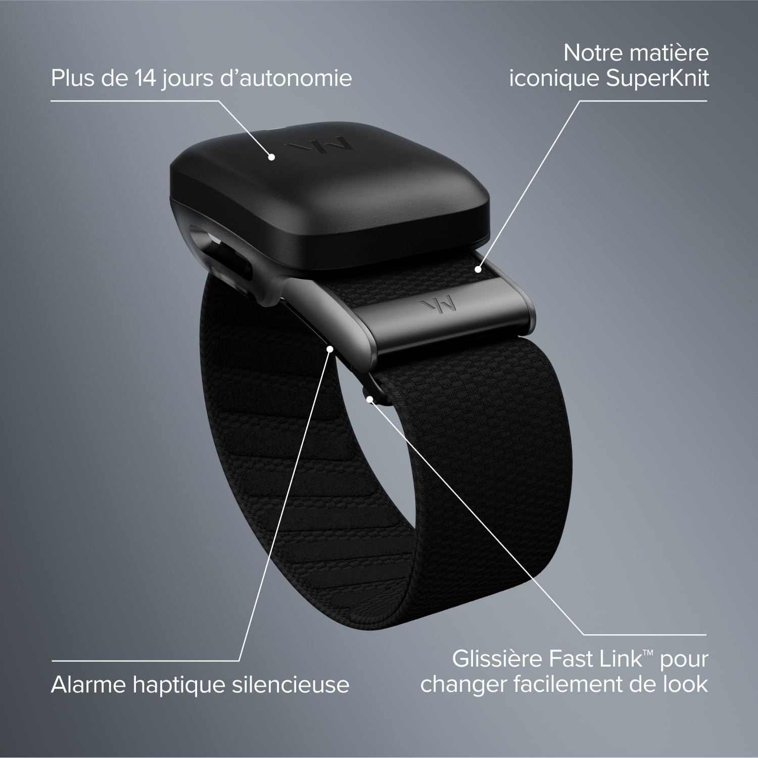 WHOOP – Abonnement 12 Mois – Capteur de Fitness et de santé WHOOP 5.0/MG – Moniteur d'activité 24h/24 et 7j/7
