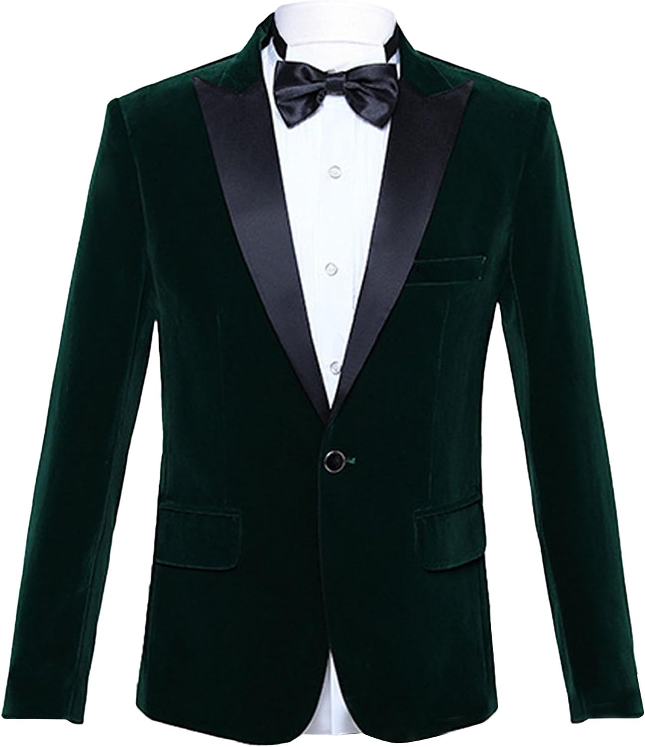 Mens Velvet Suit Slim Fit with Tie Peaked Lapel Tuxedo Suit Velvet Tuxedo Jacket for Men