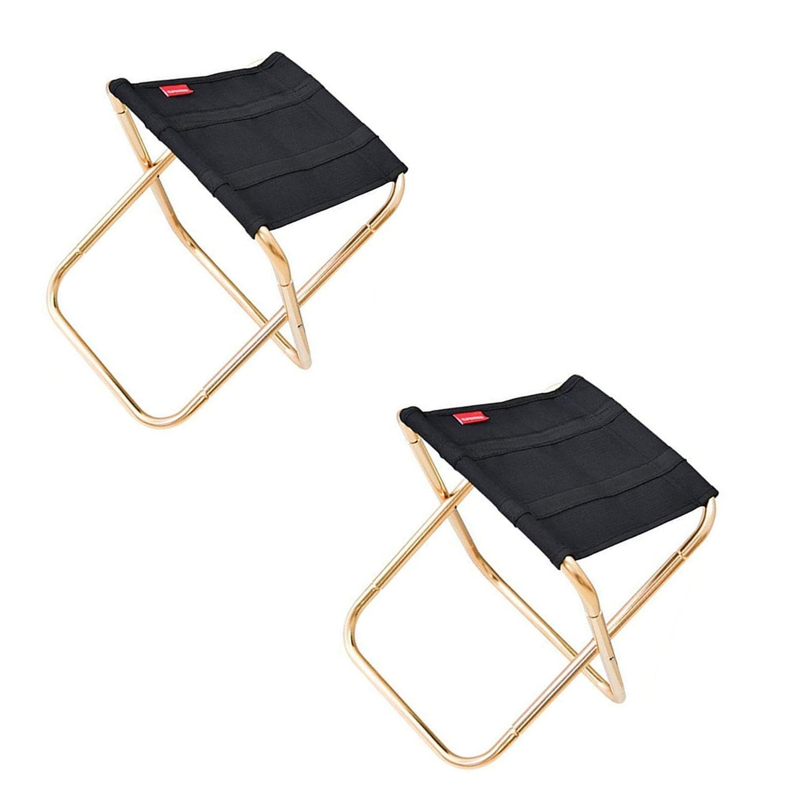 Sgabello Pieghevole da Viaggio da 2 Pezzi - Supporto per Valigia - Portavaligie Pieghevole in Alluminio per Hotel/Camera da Letto, Portapacchi Portatile in Pelle PU, per Casa, Camera da Letto