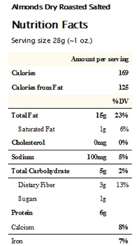 Miniatura 7 de Almendras California asadas secas con sal marina (2 libras) - almendras supremas no pareil - veganas y keto - asadas a la perfección en pequeños