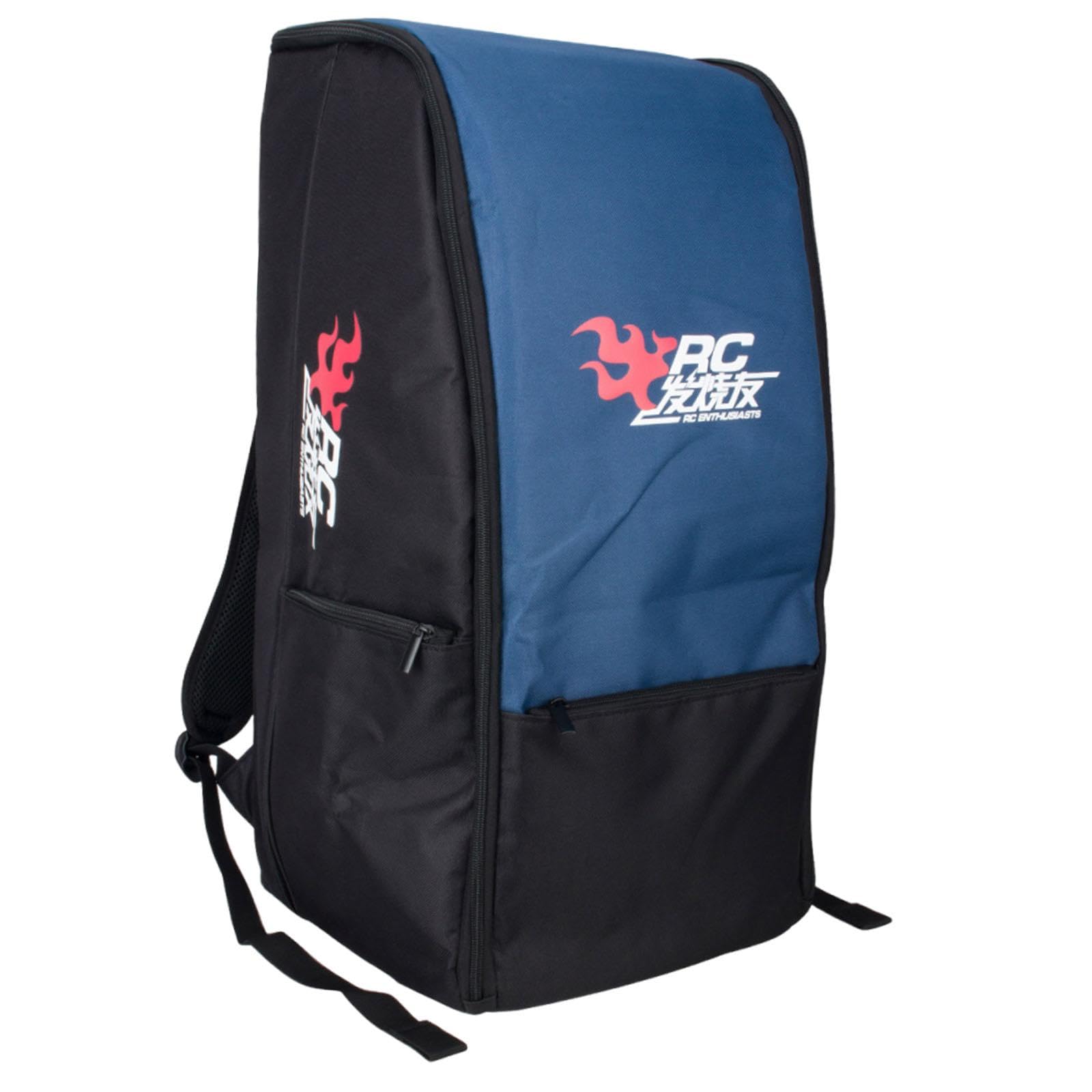 RC Car Mochila Organizador de Control Remoto Nylon Reforzado con Bolsillos Independientes Y Cremallera Robusta Adecuado para de Coches, Azul
