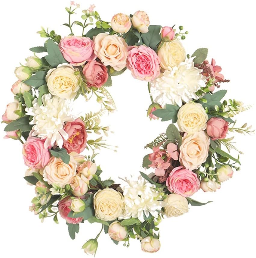 Artificial Wreath Wedding Decoration Holiday Decoration Front Door Home and Door Hanging