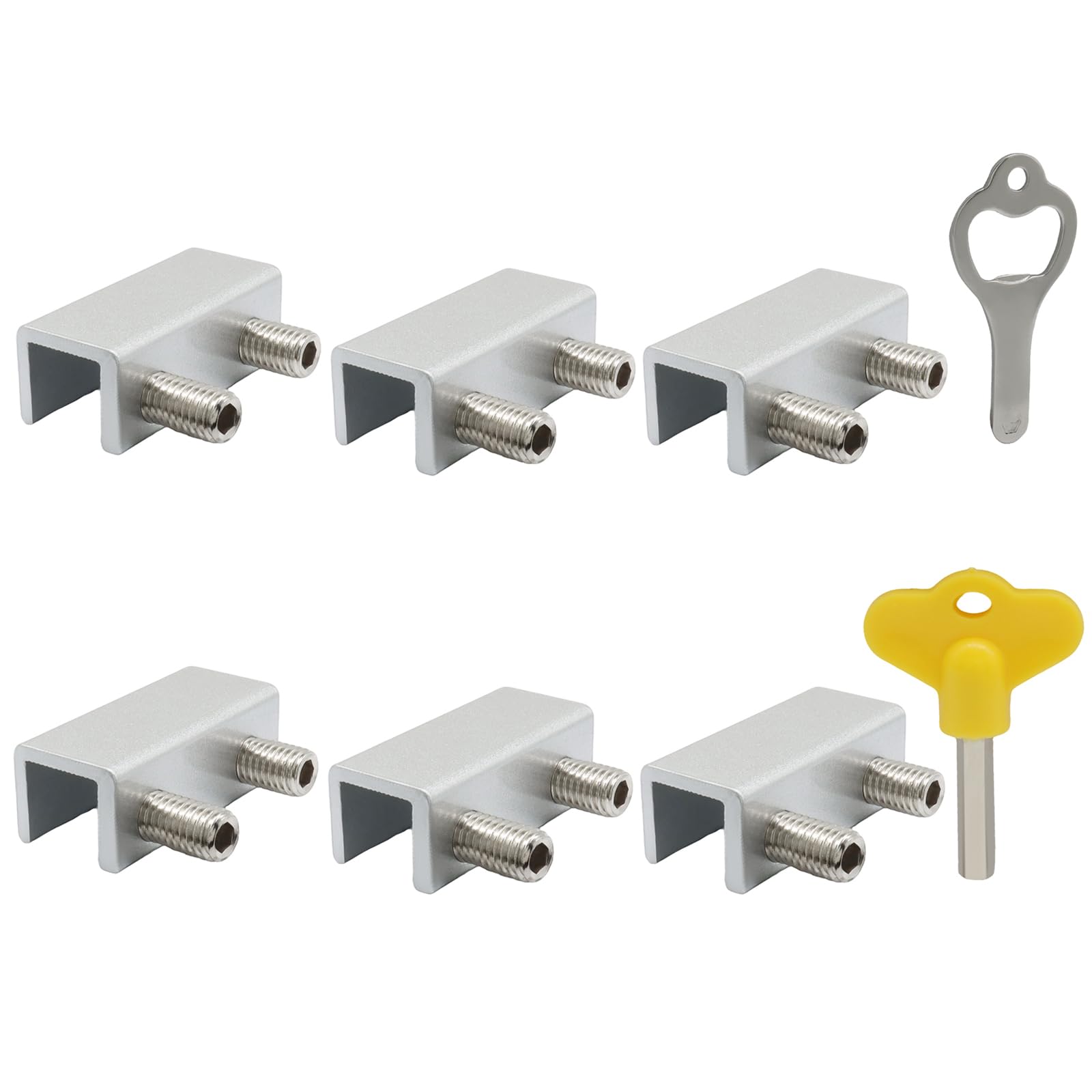 Lot de 6 verrous de fenêtre